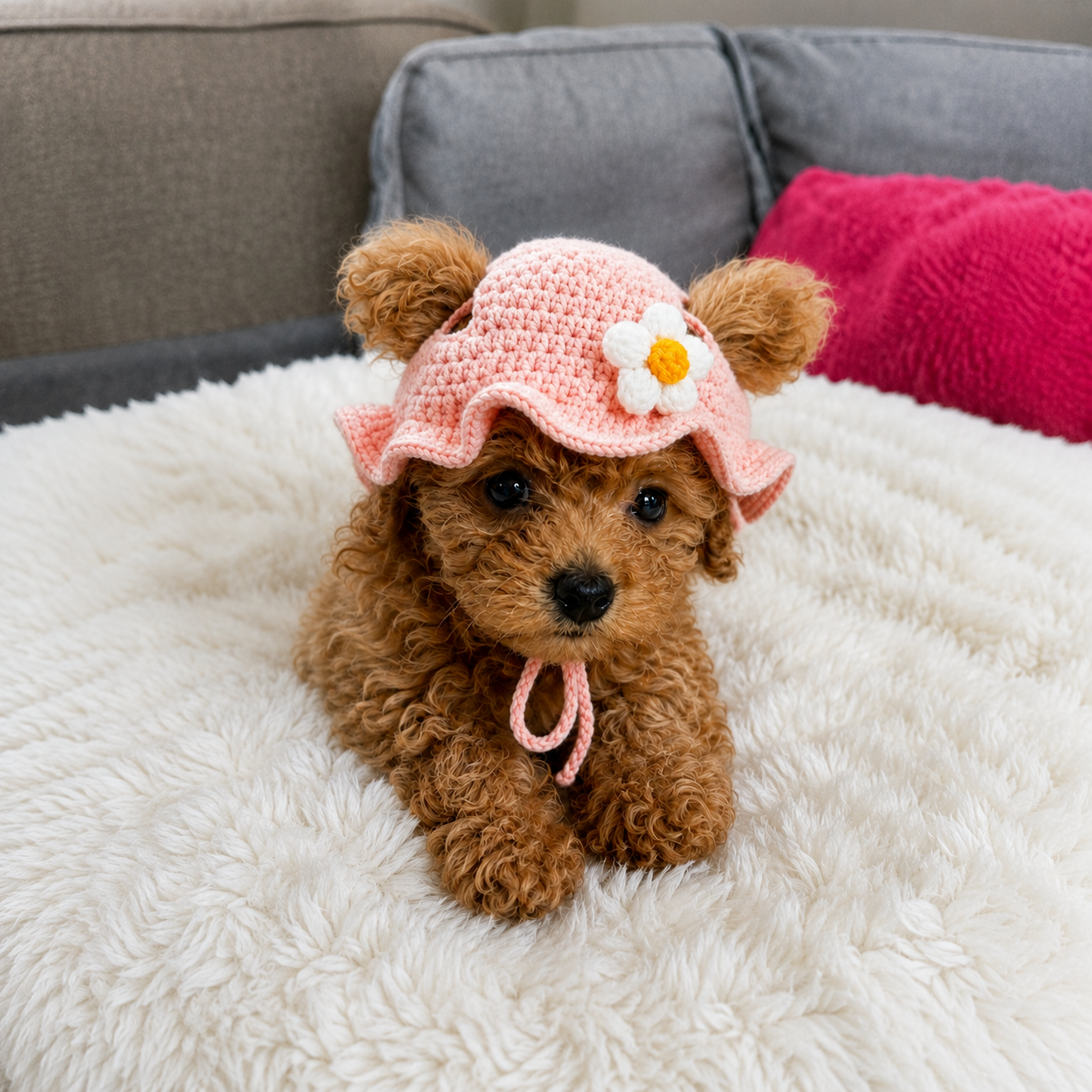 Hand-made Puppy Hat