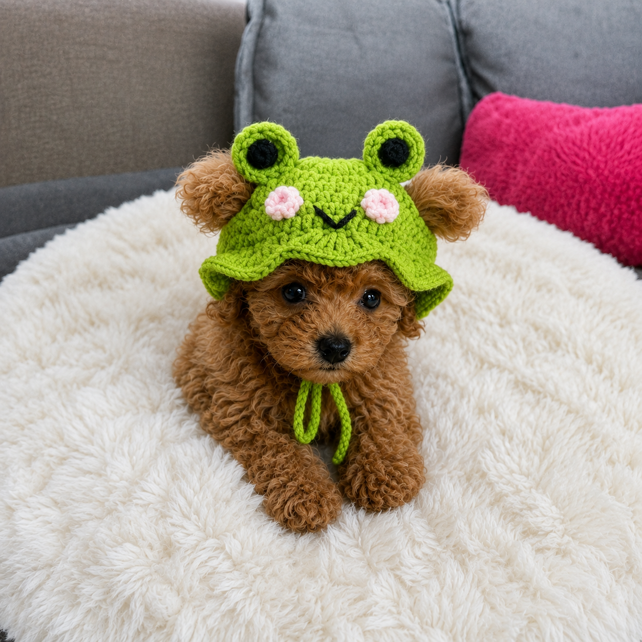 Hand-made Puppy Hat