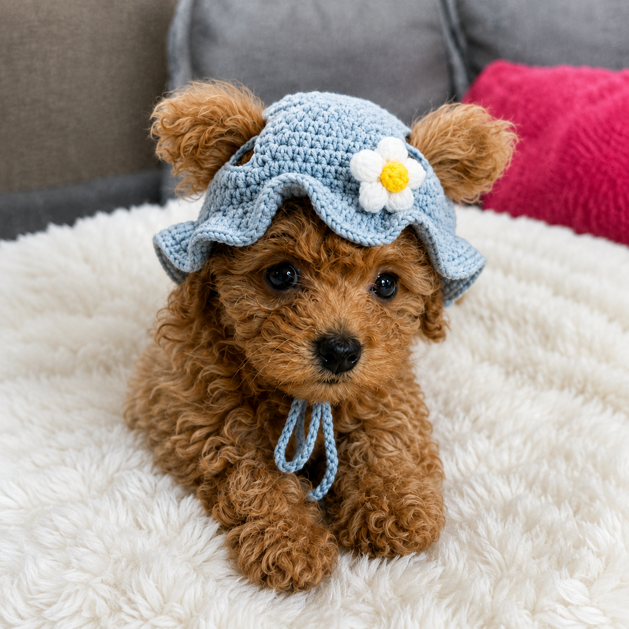 Hand-made Puppy Hat