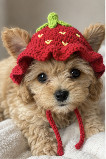 Hand-made Puppy Hat